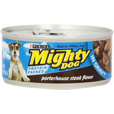Nestle Petcare Mighty Dog Porterhouse Steak Flavor In Savory Sauce 1 Count One Size To H Dog Food Recipes Chicken Dog Food Recipes Healthy Dog Food Recipes