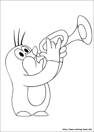 Ausmalbild Mit Dem Kleinen Maulwurf Trompete Coloring Pages Animal Coloring Pages Coloring Pictures