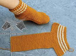 Check spelling or type a new query. Knit Two Needle Flat Socks Pattern Crazy Hands