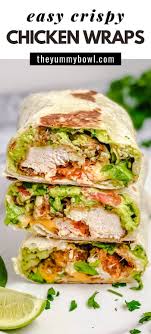 Extra Crispy Chicken Wrap Recipe Recipe In 2020 Crispy Chicken Wraps Chicken Wrap Recipes Recipes