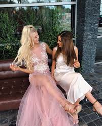 Loren Gray Loren Gray Grey Swimsuit Grey Prom Dress