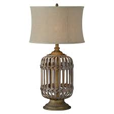 Shop the top 25 most popular 1 at the best prices! Rustic Metal Cage Table Lamp Kirklands