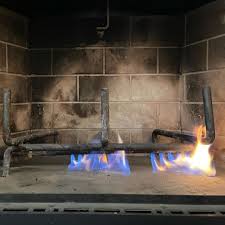Before doing anything, make sure the gas supply for the lighter is disconnected and safely capped at a location well away from the fireplace. Robb Inspections On Instagram Fireplace Gas Lighter Burners Installed Upside Down Torching Straight Into The Base Of The Prefab Gas Lights Firebox Fireplace