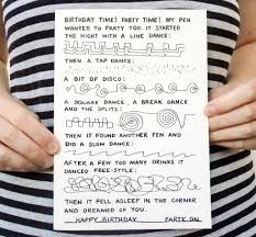 At 60, walking the dog actually means walking the dog. Joke Party Dancing Birthday Card By Yellow Green Blue Notonthehighstreet Com