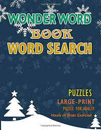 A magnet is a metal object, such as iron, that creates a magnetic field. Amazon Com Wonderword Book Word Search Puzzles Large Print Puzzle For Adults 9781690911852 Carpenter Jospeh Books
