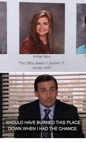 Amber Rains The Office Season 7 Episode 19 Minute 1 4 45 Should Have Burned This Place Down When I H Funny Yearbook Quotes Funny Yearbook Yearbook Quotes