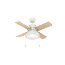 36 Loki 4 Blade Led Standard Ceiling Fan With Pull Chain And Light Kit Included Ceiling Fan With Light Ceiling Fan Black Ceiling Fan