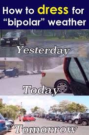 How To Dress For Bipolar Weather Society19 Funny Weather Weather Memes Chicago Weather