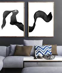Black And White Framed Art Sets Set Of 2 Abstract Art Set Of 2 Wall Art Set Of 2 Black White Prints Abstract Print Abstract Art Wall Art Minimalist Print Set Prints Minimalist Prints Art Minimalist Prints