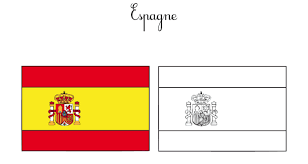Drapeaux De L Euro 2016 A Colorier Drapeau Espagne Drapeau Drapeau Espagnol