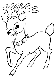 42 Disegni Di Renne Di Babbo Natale Da Colorare Pianetabambini It Renne Di Babbo Natale Colori Di Natale Renna