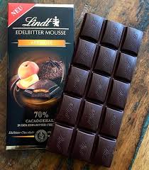 Lindt Edelbitter Mousse Dark Chocolate Mousse With A Layer Of Of Apricot Jam Lindt Dark Chocolate Dark Chocolate Mousse Chocolate Mousse