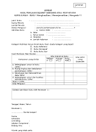 Serta motivasi sehingga karya tulis ilmiah ini dapat terselesaikan. Lampiran 6 Lembar Peer Review Karya Ilmiah Buku