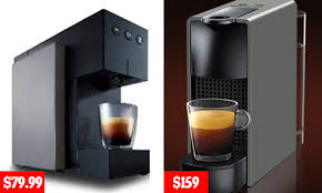 Capsule coffee machines only work with one type of coffee pod, so you can't use a nespresso or tassimo pod in a dolce gusto machine. Aldi S 80 Espresso Machine Ties With Nespresso Daily Mail Online
