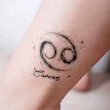 Cancer Horoscope Cancer Constellation Zodiac Sign Star Metallic Silver Zodiac Tattoos Realistic Temporary Tattoo Sticker Tatouage Temporaire In 2021 Zodiac Tattoos Horoscope Tattoos Star Tattoos