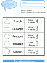 At a kindergarten level, children need to be able to recognise basic shapes such as squares, circles, triangels and rectangles. 33 Free Shapes Worksheets For Preschool Kindergarten