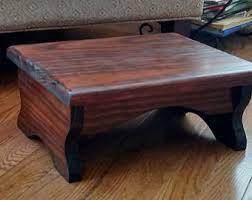 Each bed stepping stool comes fully assembled and is handmade in northern california. Bed Step Stool Etsy