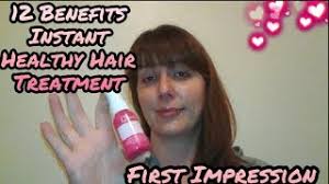 12 benefits 12 benefits 12 benefits instant healthy hair treatment 12 fl. 12 Benefits Instant Healthy Hair Treatment First Impression Youtube