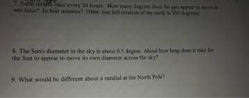How many miles does the satellite travel during each day? 7 Earth Rotates Once Every 24 Hours How Many Chegg Com
