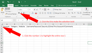 Download a packing slip template for microsoft excel® and google sheets. How To Use Excel As A Password Keeper Free Template German Pearls