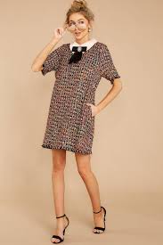 Stunning Black Multi Tweed Dress Rainbow Party Dress Dress 58 Red Dress Boutique Clothes Skirt Fashion Red Dress Boutique