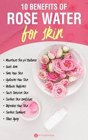 10 Benefits Of Rose Water For Skin And 16 Ways To Use It Rose Water Offers Your Skin Numerous Benefits Such As Rose Water For Skin Skin Benefits Rose Water