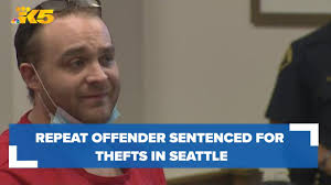 Repeat offender sentenced for thefts in Seattle