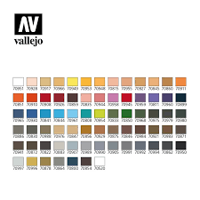Vallejo Model Color Combination Colors Case 70175