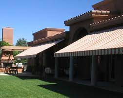 Residential Commercial Awning Contractor Small Patio Outdoor Pool Area Patio