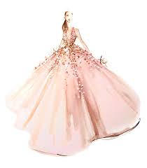 These Ball Gown Illustrations Are Beautiful As The Dress Is So Large In Comparison To The Body Com Imagens Croquis De Moda Croquis Ilustracoes De Moda