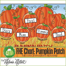 Pumpkin Patch Fhe Assignment Chart Printable Assignment