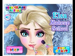 frozen makeup game play