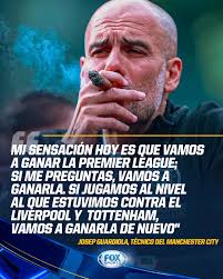 🏆😏🚬¡¿A POCO SÍ TILÍN?! Josep Guardiola salió tirando factos con su  Manchester City, tercero de la tabla, ¡y se ve CAMPEÓN de Premier League!  #CentralFOX