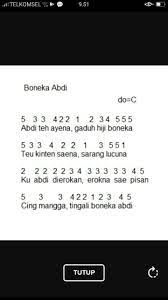 Abdi teh ayeuna gaduh hiji boneka. Not Pianika Boneka Abdi Brainly Co Id