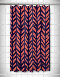 Grand Bahama Drifter Coral Amp Navy Shower Curtain Black Shower Curtains Yellow Shower Curtains Navy Shower Curtain