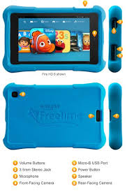 3 Fire Hd 6 Kids Edition 6 Hd Display Wi Fi 8 Gb Blue Kid Proof Case Amazon Fire Kids Kindle Fire Kids Tablets For Toddlers