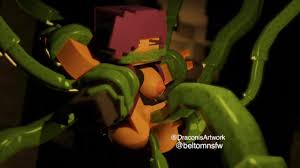 Minecraft Lily x Slime Tentacle monster