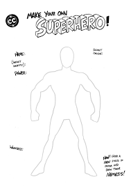 Superhero Challenge 1 Make Your Own Superhero Superhero Make Your Own
