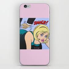 The Spanking iPhone Skin by Little Bunny Sunshine | Society6