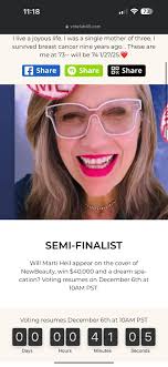 https://votefab40.com/2024/leslie-parish. I AM NOW OFFICIALLY A GROUP  FINALIST. THIS IS THE MOST COMPETIVE ONE YET!! NOW IS WHEN I REALLY NEED  Y'ALL TO COME THROUGH. Vote and SHARE AND DONATE TO THE