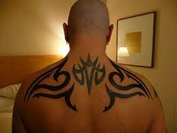 Tribal tattoos for men have existed at least since this tattoo design make them have a foxy appearance. Upper Back Tribal Tattoo For Men Back Tattoos For Guys Tribal Tattoos Back Tattoo Women