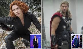Infinity war, she never fights proxima midnight on her own. How Scarlett Johansson And Chris Hemsworth Got Their Superhero Bodies For Avengers Endgame Daily Mail Online