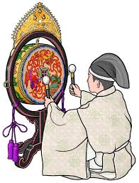 楽太鼓 がくだいこ gakudaiko 雅楽で使われる太鼓 雅楽 drums percussion 楽器 イラスト イラスト 雅楽