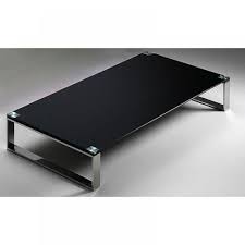 Nos tables basses sont également commercialisées à des prix très abordables. Table Basse Carree Ronde Ou Rectangulaire Au Meilleur Prix Table Basse Miami En Verre Noir Inside75