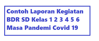 Yang admin bagikan ini tersedia untuk semester ganjil jadi sesuai surat edaran nomor 14 tahun 2019 yang menyatakan bahwa rpp 1 lembar kelas 2 dibuat menjadi lebih ringkas yaitu hanya butuh. Contoh Laporan Kegiatan Bdr Sd Kelas 1 2 3 4 5 6 Masa Pandemi Covid 19 Guru Pertama