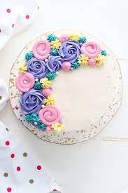 After the cakes themselves are baked and stacked, you get to let your inner artist go wild, crafting flowers, figurines, and other decorations out of fondant or other smart materials. Buttercream Flower Cake Beyond Frosting
