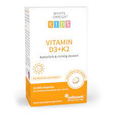 Vitamin D3 K2 Kapseln Fur Kinder White Omega Kids D3 K2