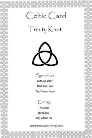 Trinity Knot Celtic Card Celtic Knotwork Celtic Symbols