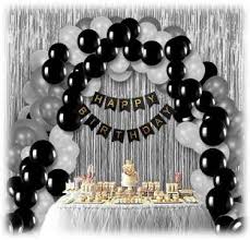 See more ideas about black white parties, white party, black and white theme. Partyballoonshk Pack Of 69 Black And White Themed Happy Birthday Decorations Set For Birthday Party Decorations Price In India Buy Partyballoonshk Pack Of 69 Black And White Themed Happy Birthday Decorations
