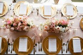 White Table Cloth Burlap Runner Gold Chargers White Cloth Napkins White Table Settings Gold Table Setting Rose Gold Wedding Reception